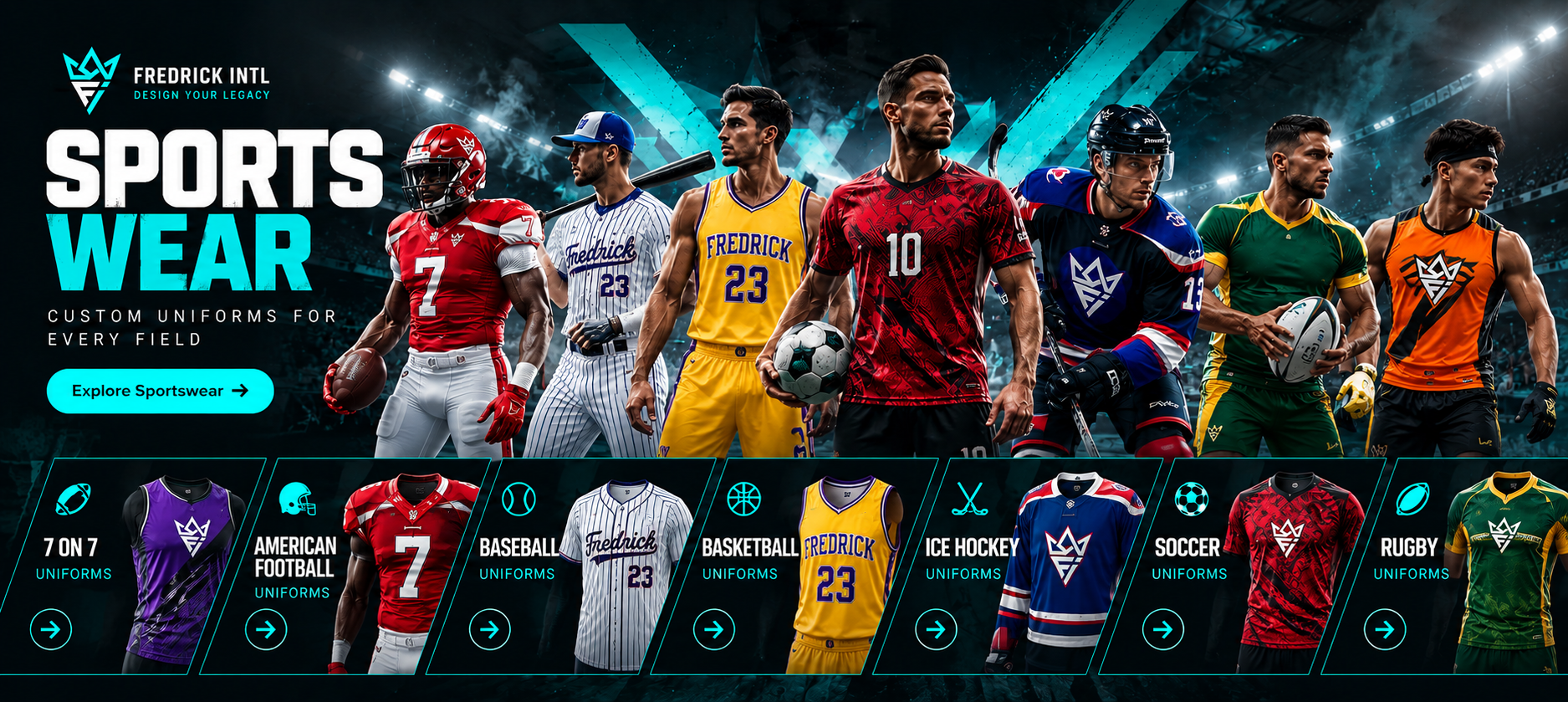 Fredrick Sportswear Legacy Banner